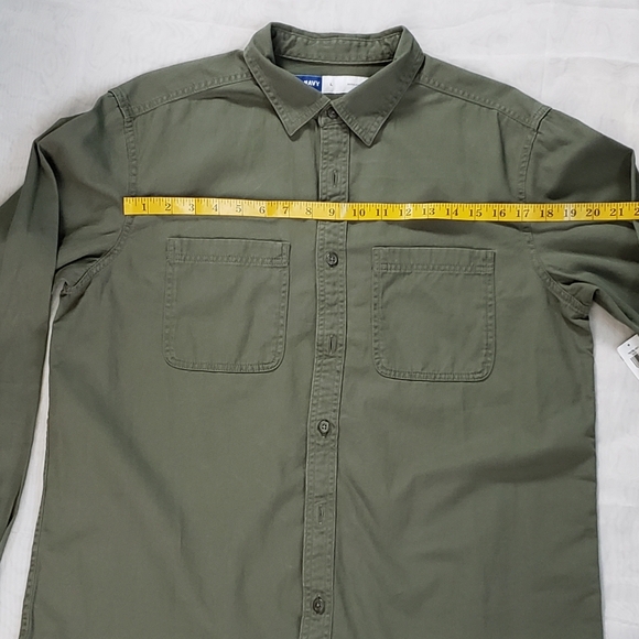 Men's Old Navy Oversized Cotton Shirt Jacket - Picture 12 of 15